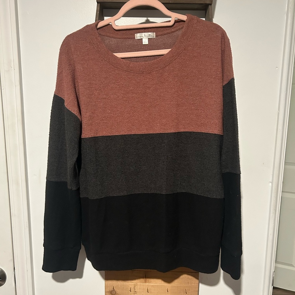 Nine Britton Pink and Brown Top